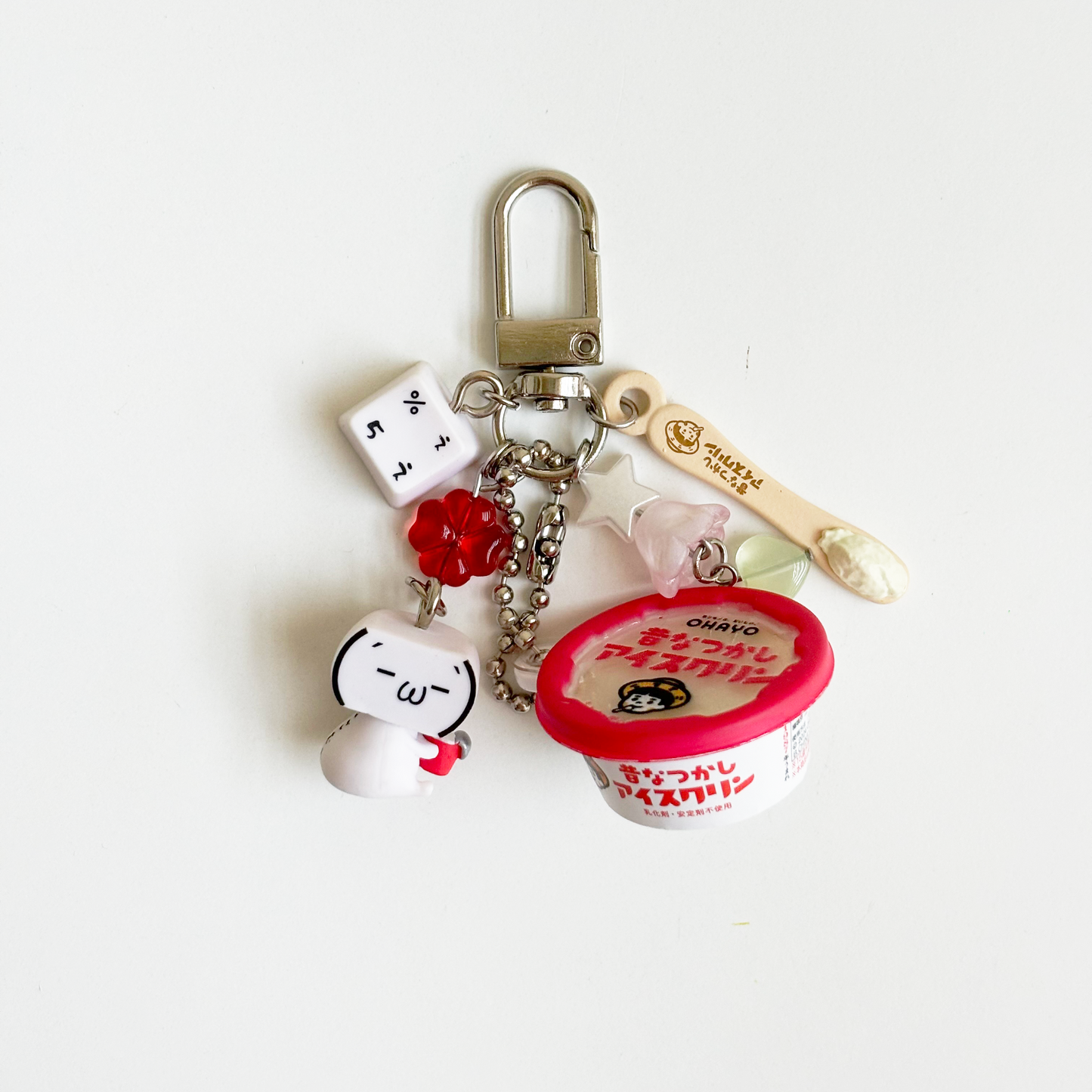 Kaomoji x Ice Cream Keychain