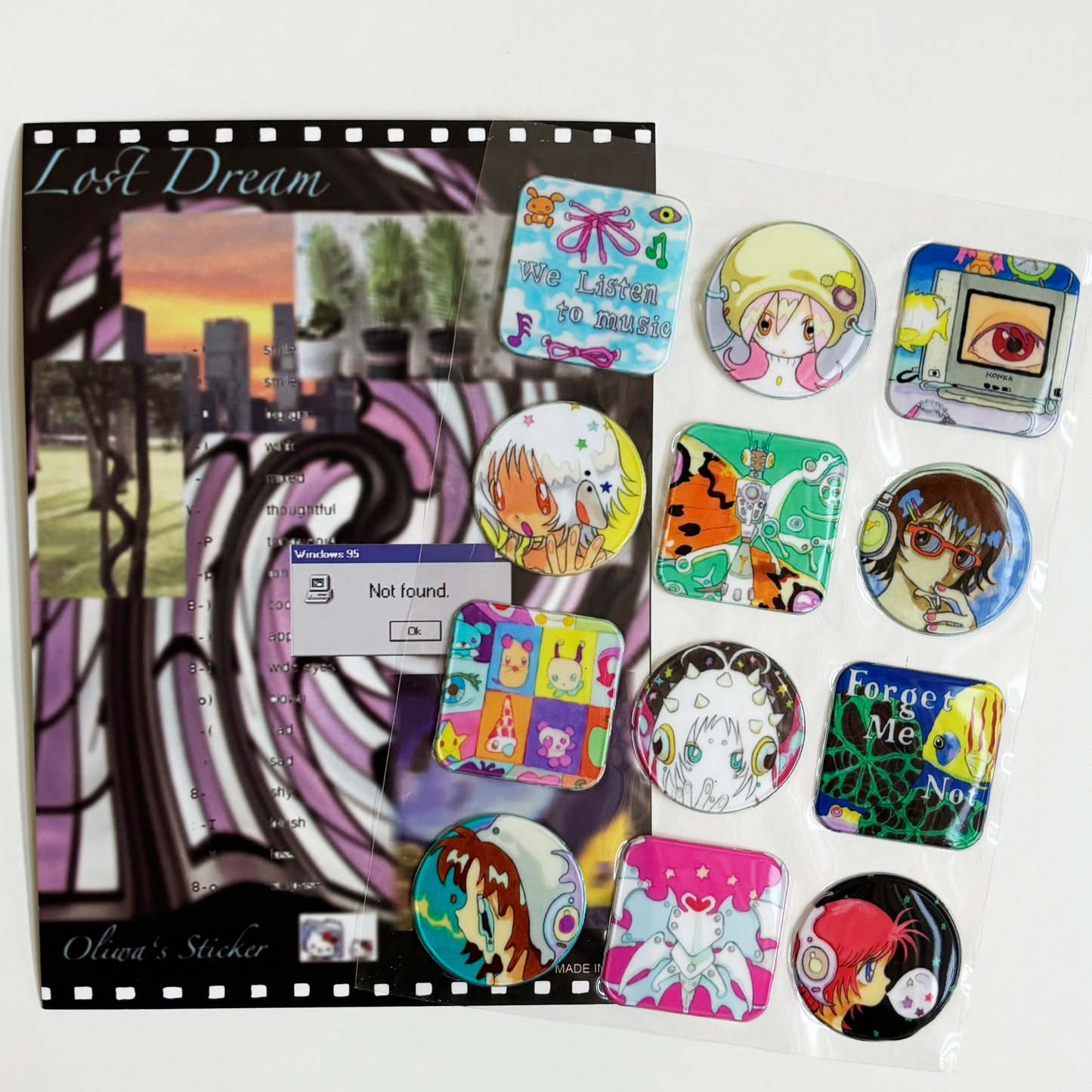 lost dream 3d stickers ☆