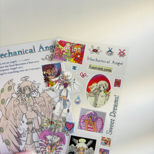 mechanical angel stickers ☆
