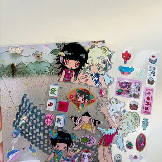 chinese sweets stickers ☆