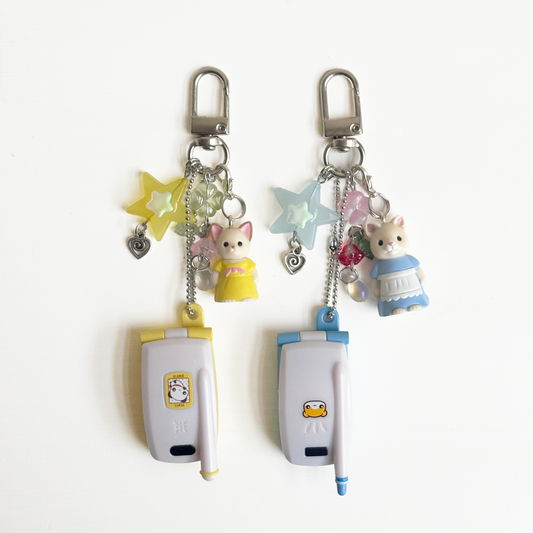Flip Phones Keychain ˙⋆✮