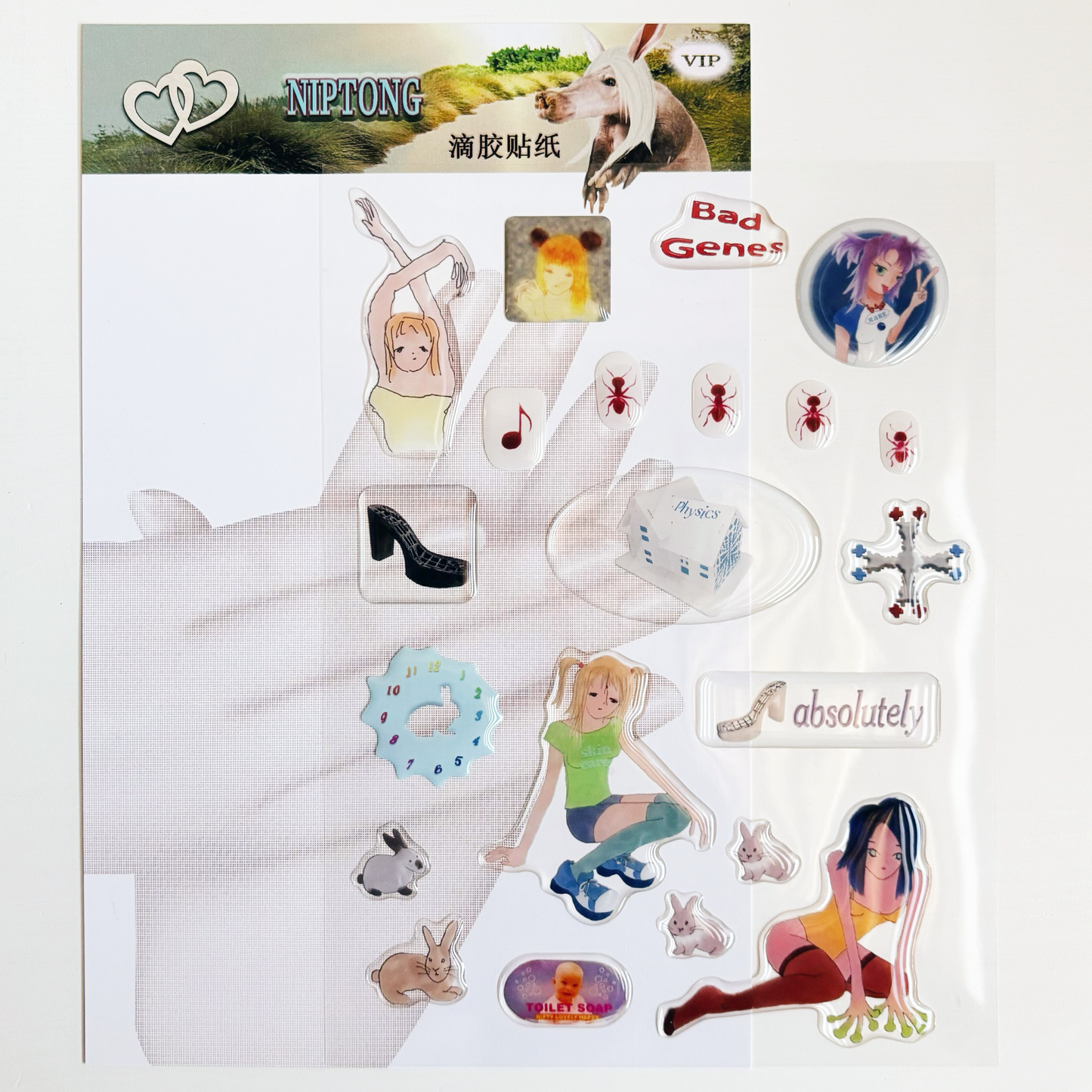 absolutely 3D VIP stickers ☆