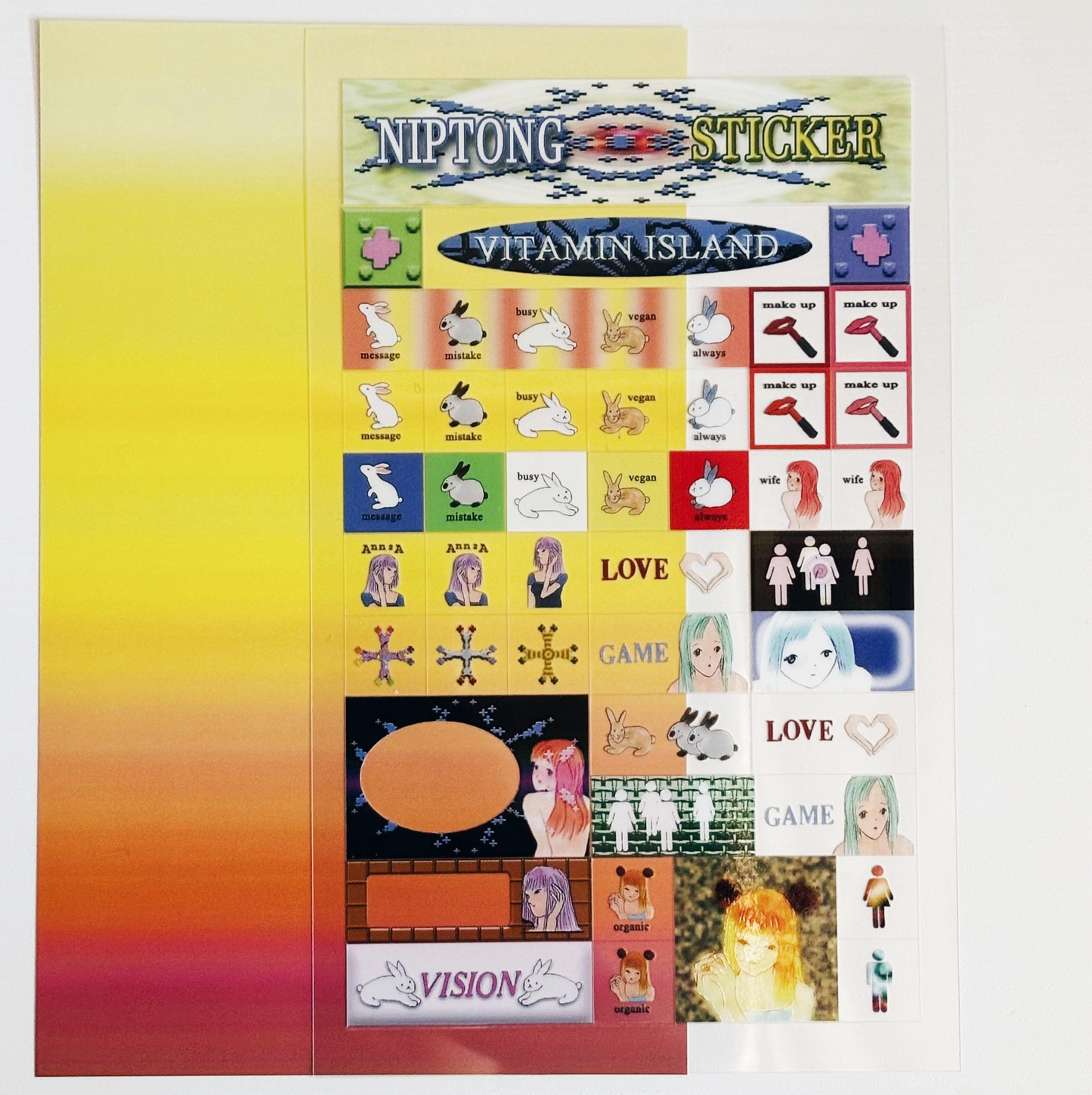 vitamin island diary stickers ☆