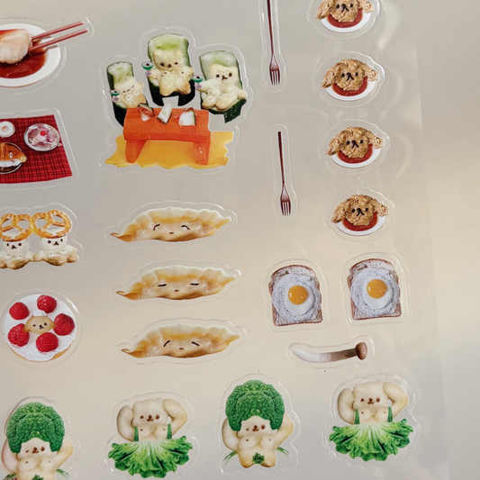 love eating vegetables stickers ☆