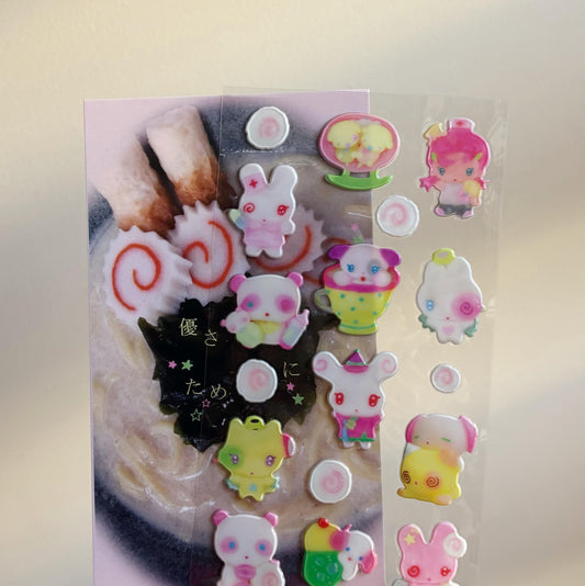 3D animal stickers ☆