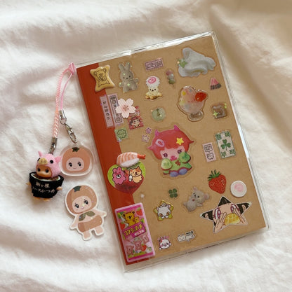 fruit kewpies - acrylic phone charm  *guaranteed pick*