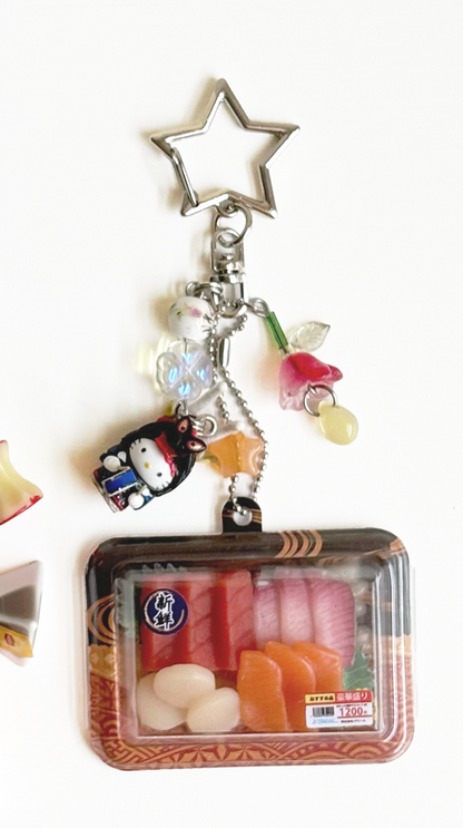 Kitty x Food Keychains