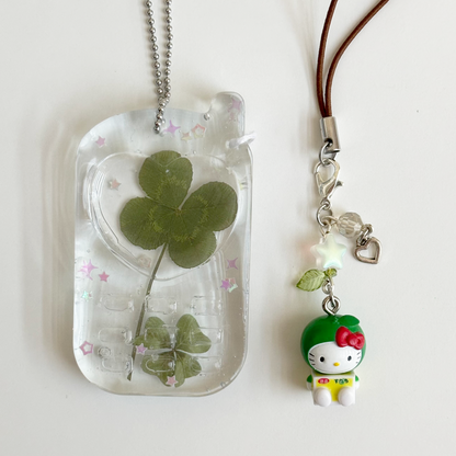 Clover Phone Keychains .☘︎ ݁˖