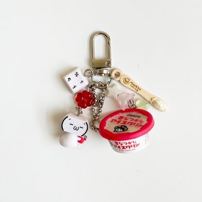 Kaomoji x Ice Cream Keychain