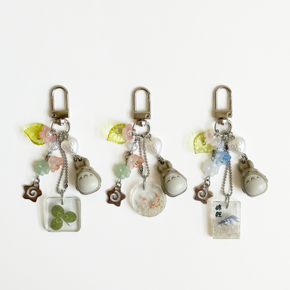 Totoro Keychains .☘︎ ݁˖