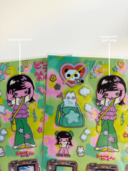 no photos! stickers ☆