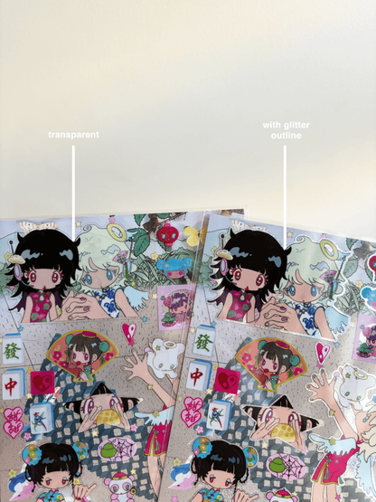 chinese sweets stickers ☆