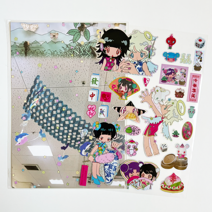 chinese sweets stickers ☆