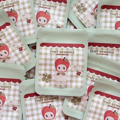 fruit kewpies - 3 pcs sticker blind bag ⋆⭒˚.⋆