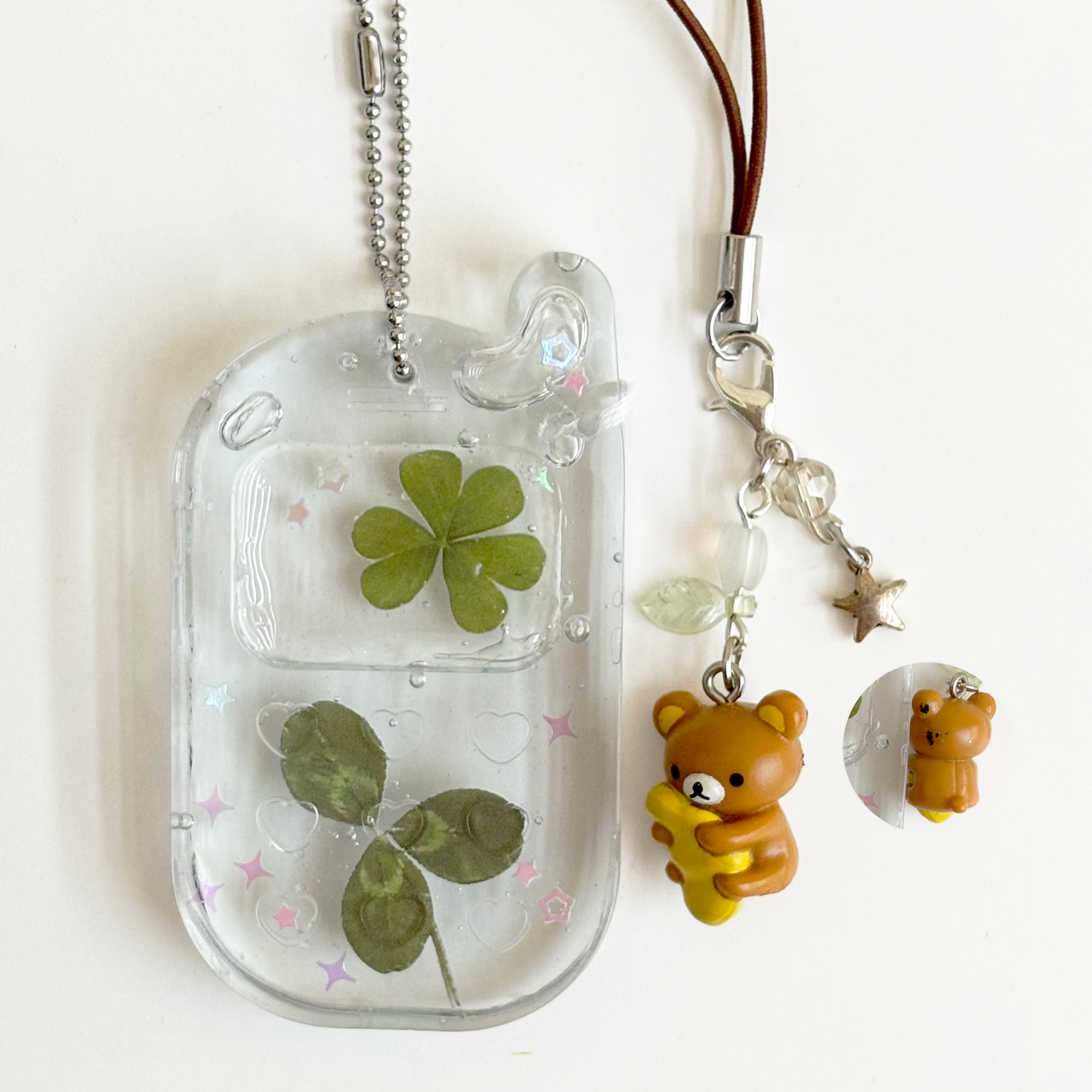 Clover Phone Keychains .☘︎ ݁˖