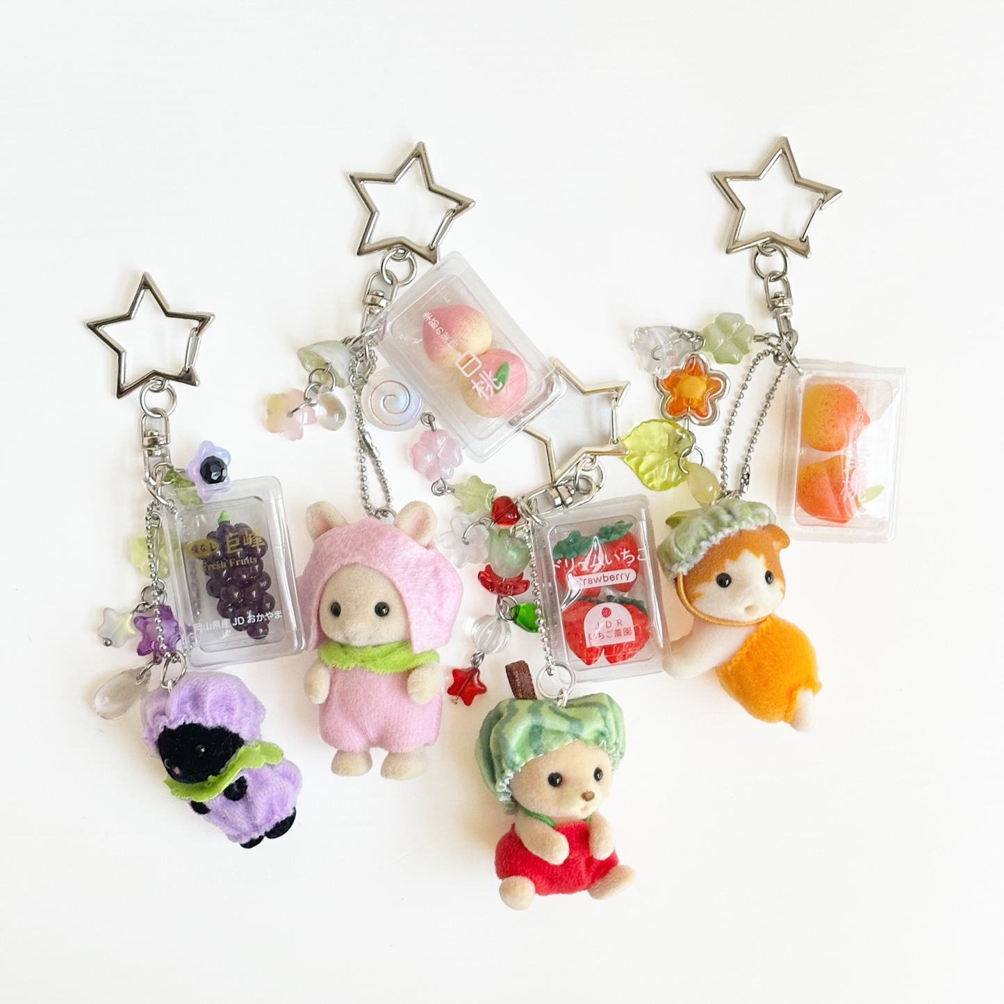 Sylvanian Fruit Keychains