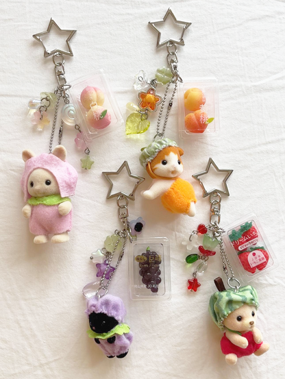 Sylvanian Fruit Keychains