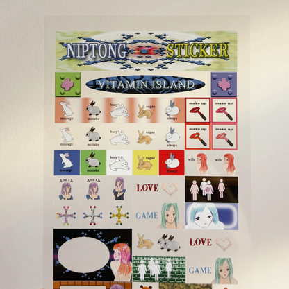vitamin island diary stickers ☆