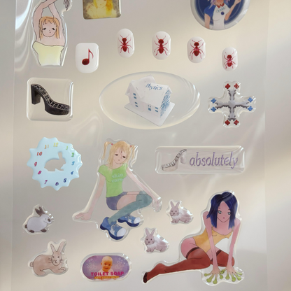 absolutely 3D VIP stickers ☆