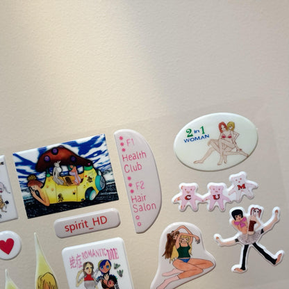 sponge girl stickers ☆