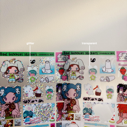 bad bunnies stickers ☆