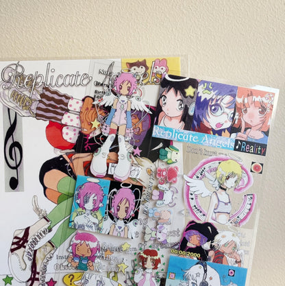 replicate angel stickers ☆