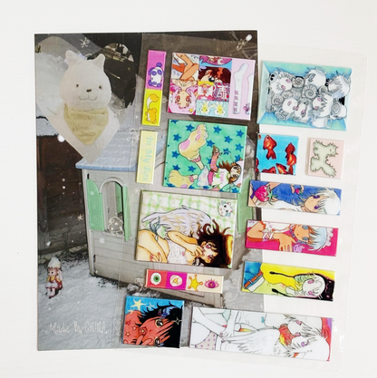 in my box 3d stickers ☆