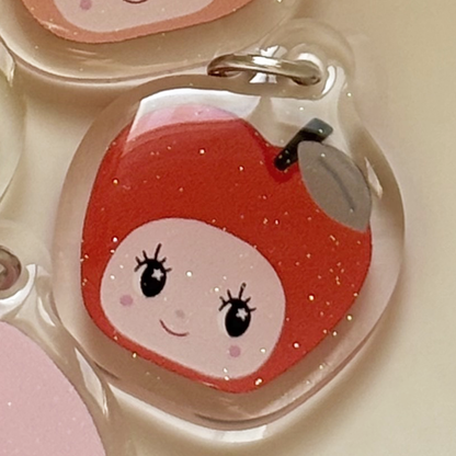 fruit kewpies - acrylic phone charm  *guaranteed pick*
