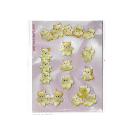 bear biscuit stickers ☆
