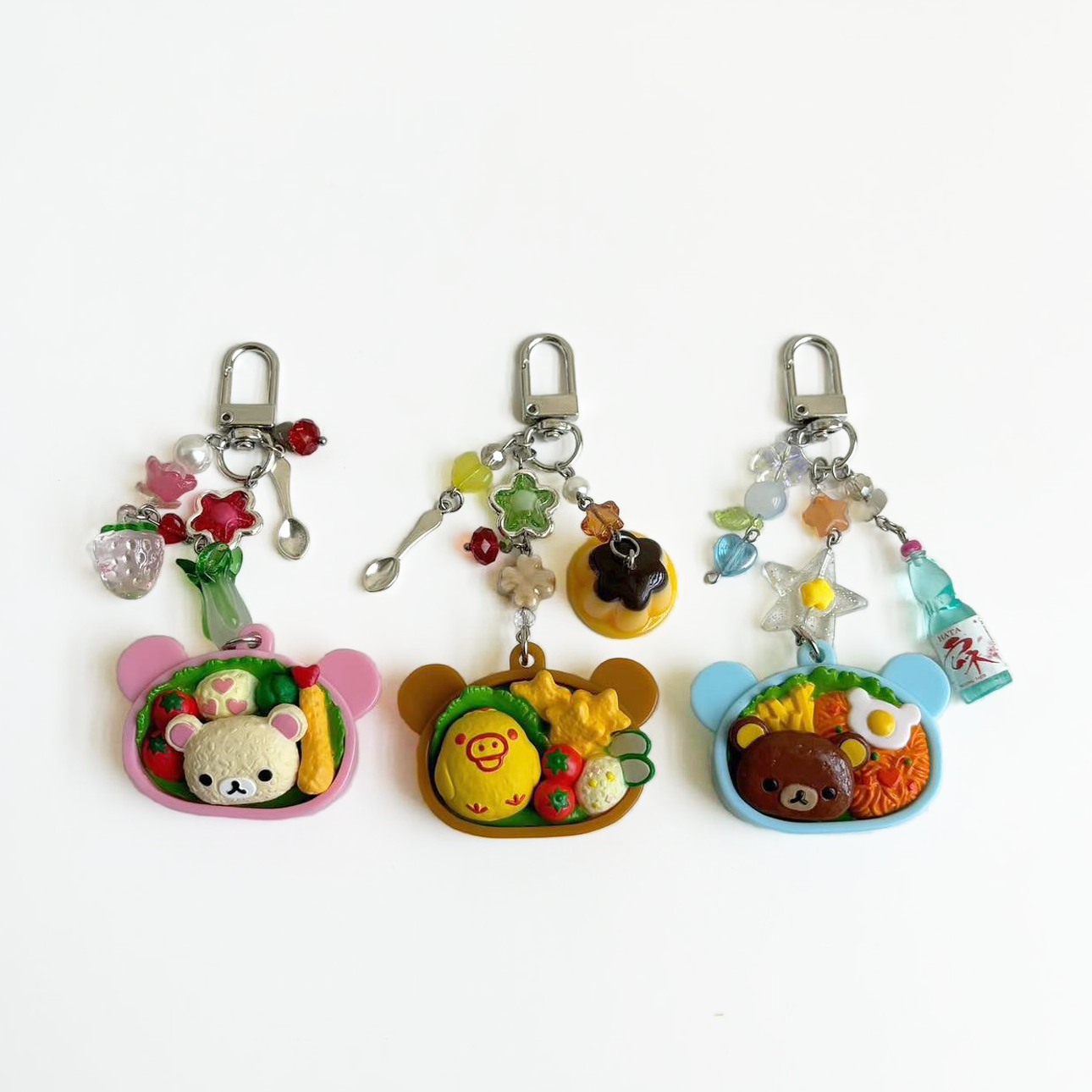 Rilakkuma & Friends Bento Keychains
