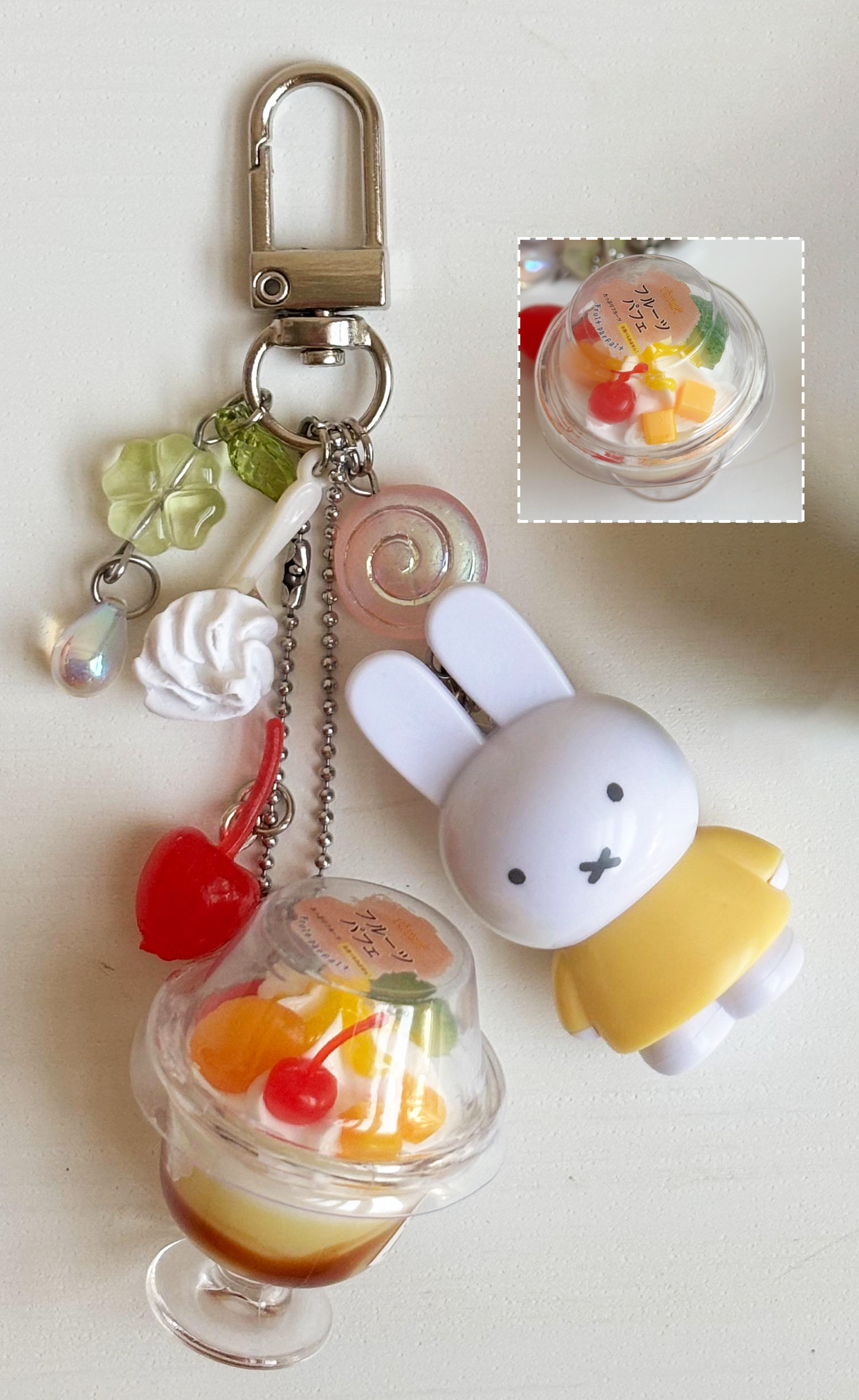 5 - Miffy parfait keychains ⋆⭒˚.⋆