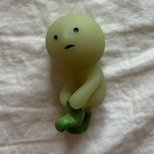 Putting on socks smiski