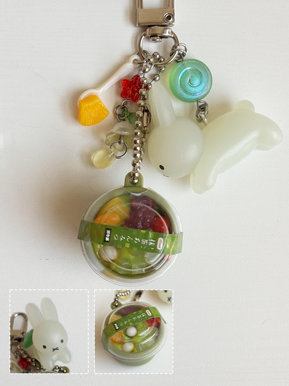 Miffy parfait keychains ⋆⭒˚.⋆