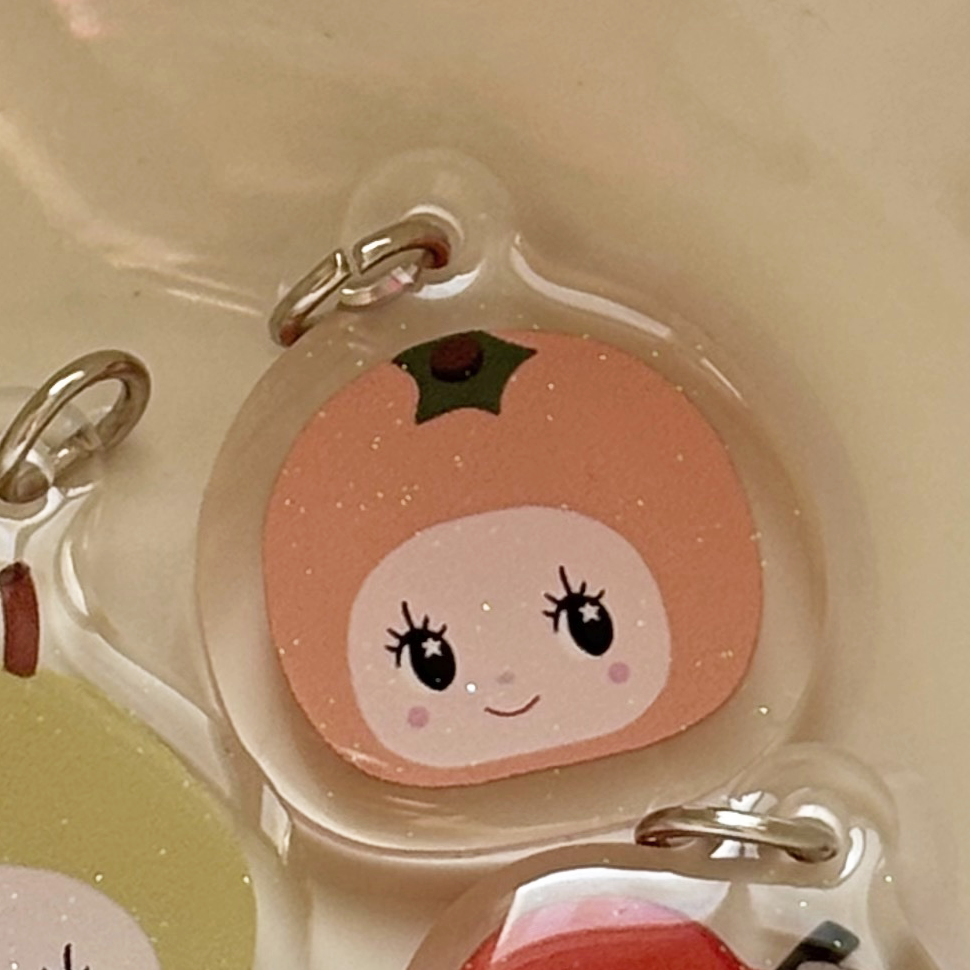 fruit kewpies - acrylic phone charm  *guaranteed pick*