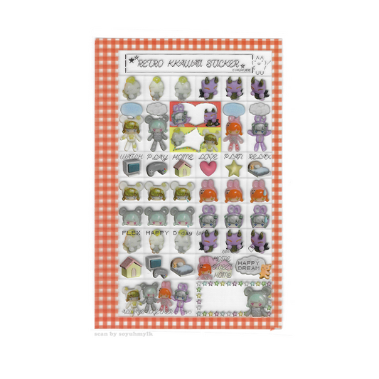 retro kawaii sticker ☆