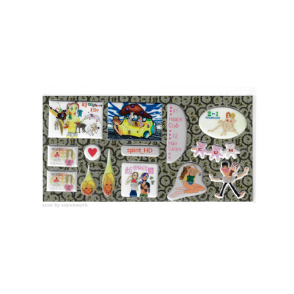 sponge girl stickers ☆