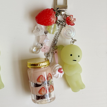 Matching Sweet Treat x Smiski Keychains