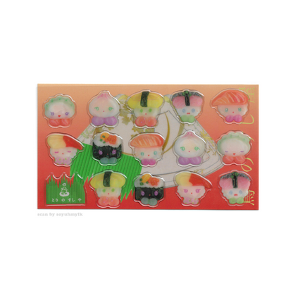 sushi house resin stickers ☆