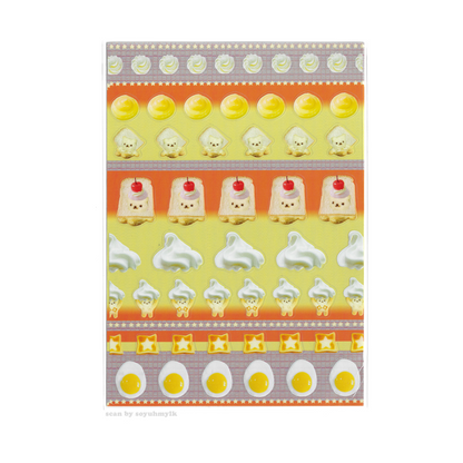 toast bear pvc stickers ☆