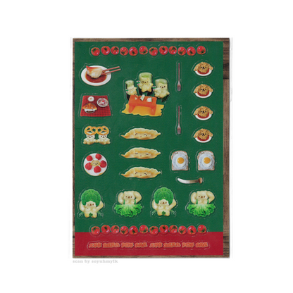 love eating vegetables stickers ☆